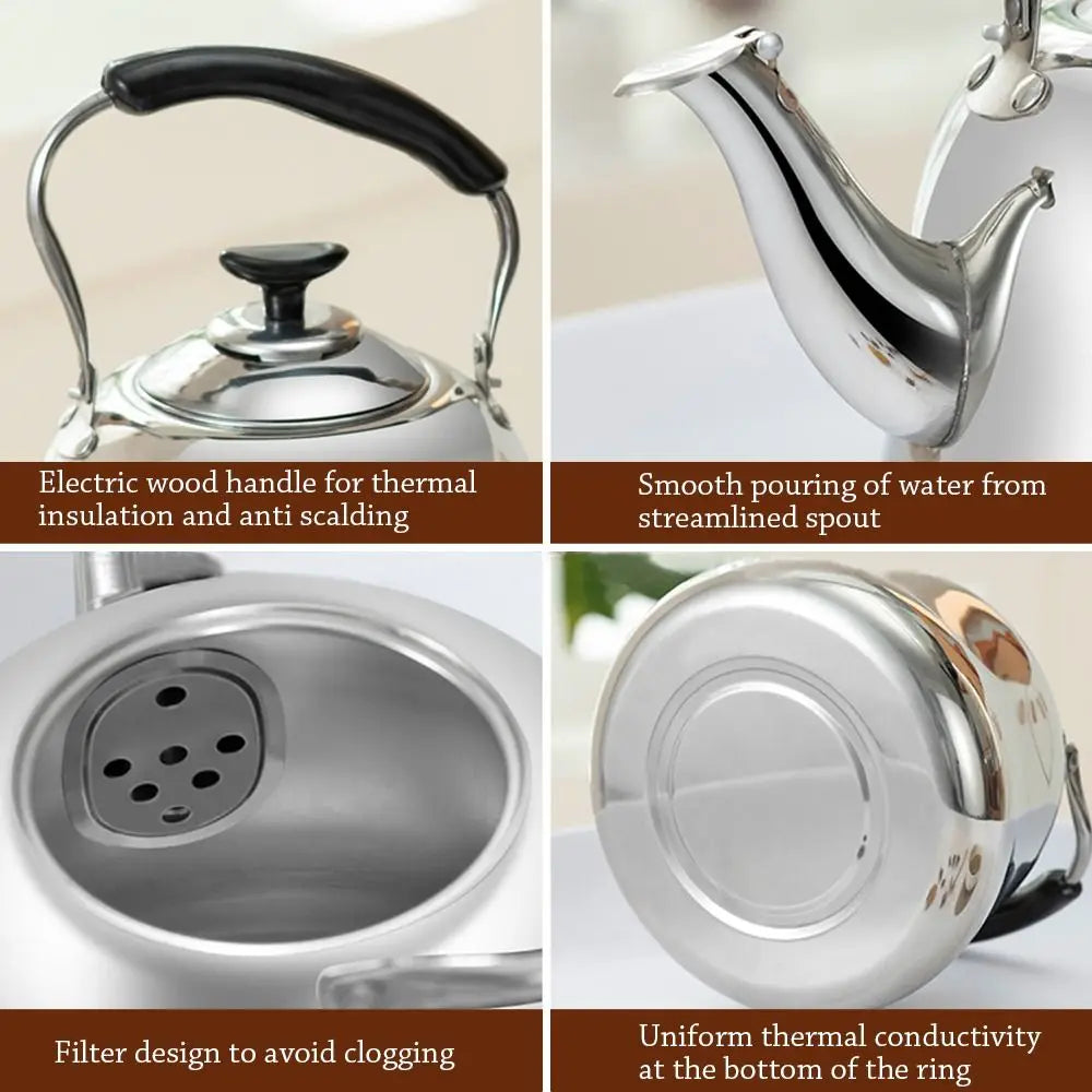 BrewMate™ | Stainless Steel Whistling Kettle