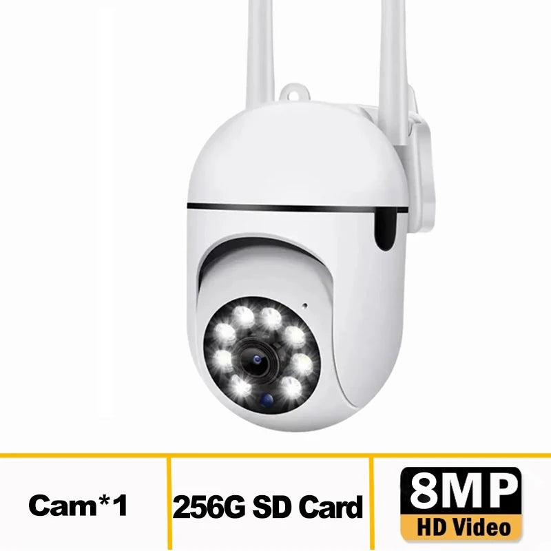 VisionGuard™ | 8MP Wi-Fi PTZ Smart Security Camera