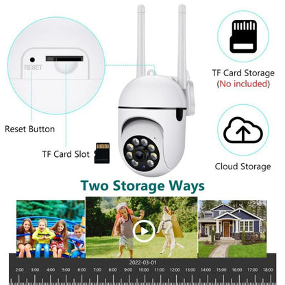 VisionGuard™ | 8MP Wi-Fi PTZ Smart Security Camera