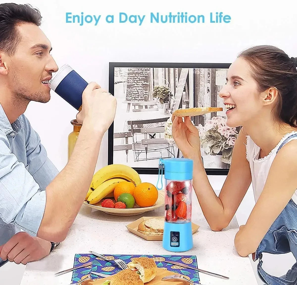 BlendGo™ | Portable USB Rechargeable Blender