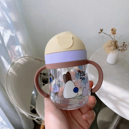 SipEase™ | Baby Training Drinking Cup with Straw (250ml)
