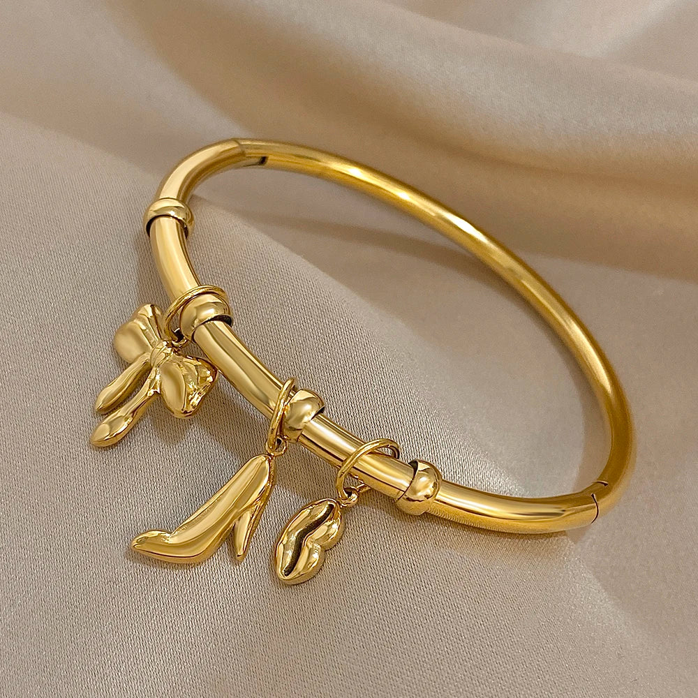 LuxBangle™ | Waterproof Stainless Steel Charm Bracelet