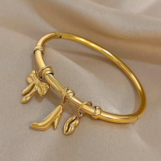LuxBangle™ | Waterproof Stainless Steel Charm Bracelet