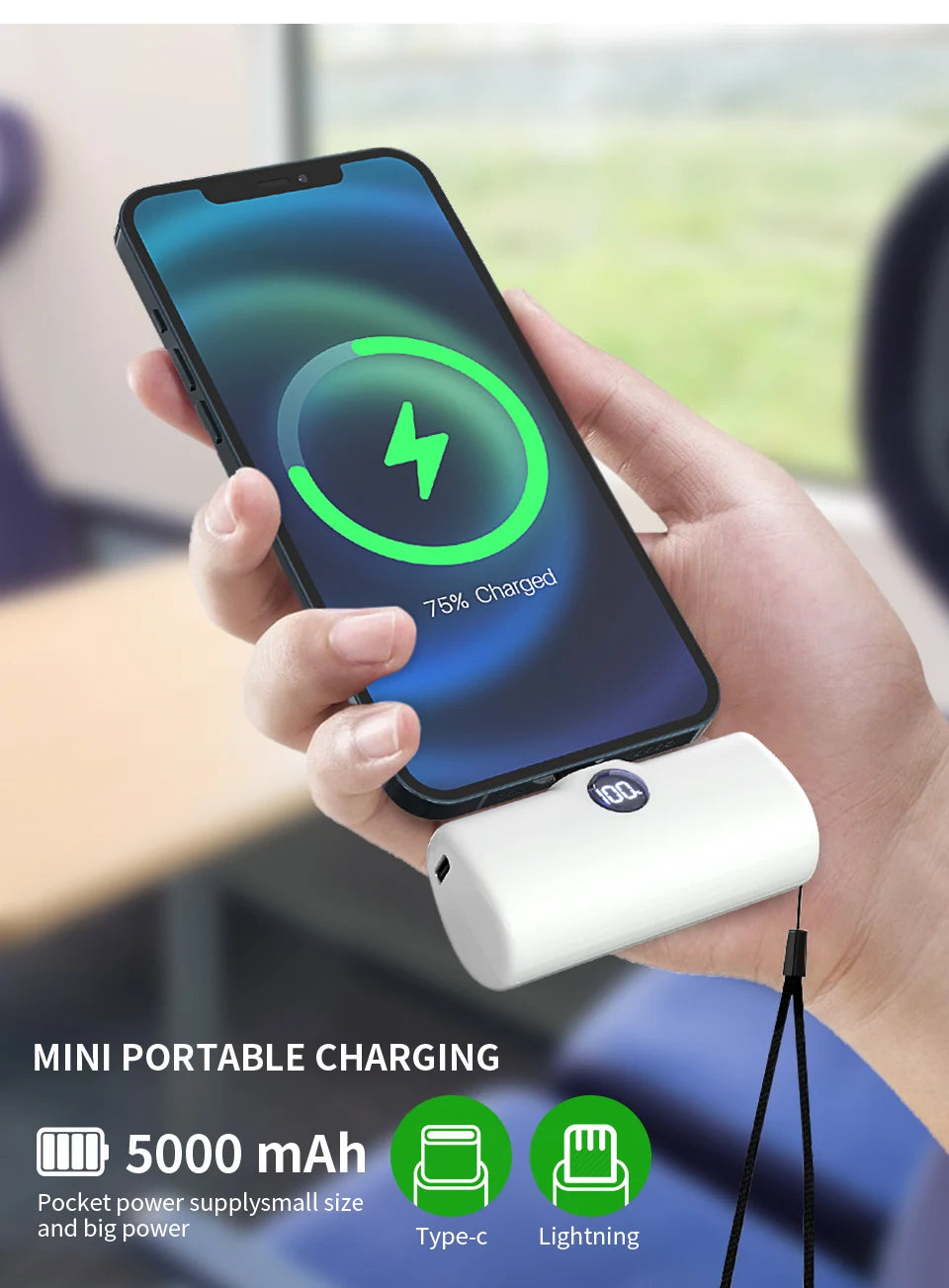 SnapCharge™ | Compact Fast Charging Power Bank