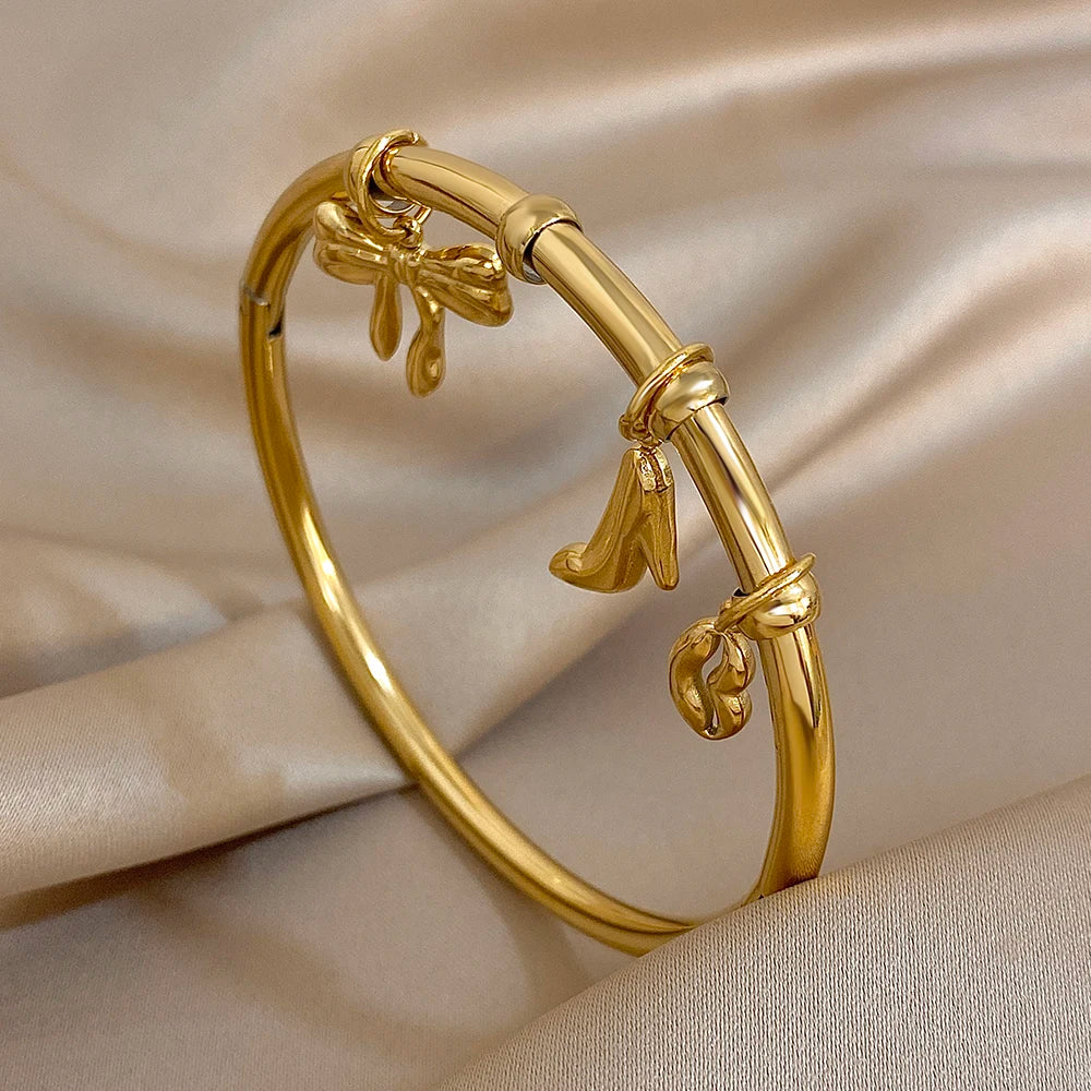 LuxBangle™ | Waterproof Stainless Steel Charm Bracelet