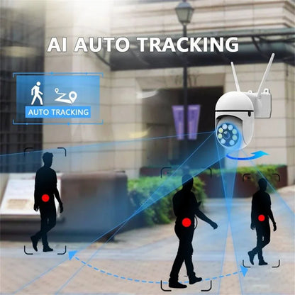 VisionGuard™ | 8MP Wi-Fi PTZ Smart Security Camera