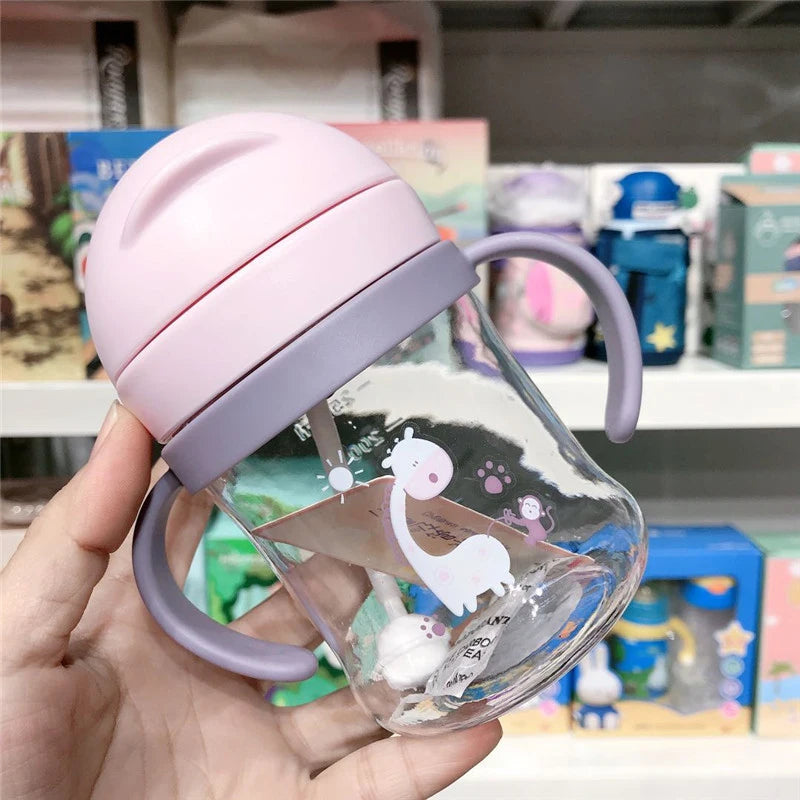 SipEase™ | Baby Training Drinking Cup with Straw (250ml)