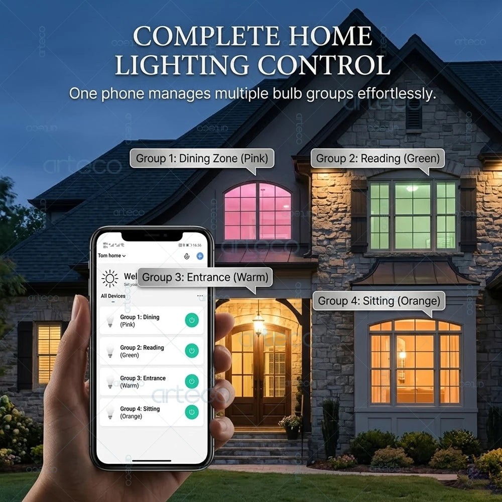 LumiSync™ | Smart Wi-Fi RGB LED Bulb