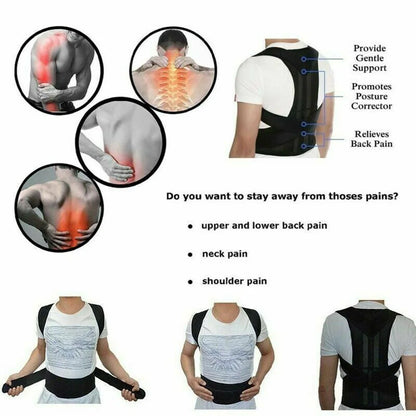 PosturePro™ | Adjustable Back & Shoulder Posture Corrector