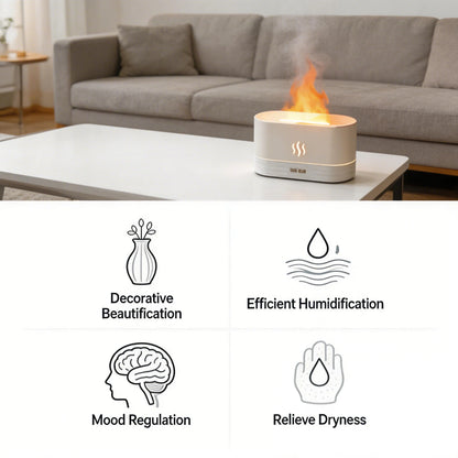 AromaGlow™ | Ultrasonic Essential Oil Diffuser (200ml)