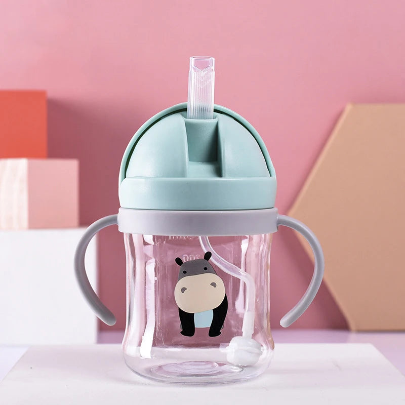 SipEase™ | Baby Training Drinking Cup with Straw (250ml)