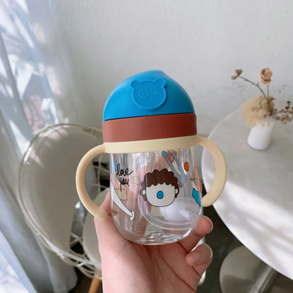 SipEase™ | Baby Training Drinking Cup with Straw (250ml)