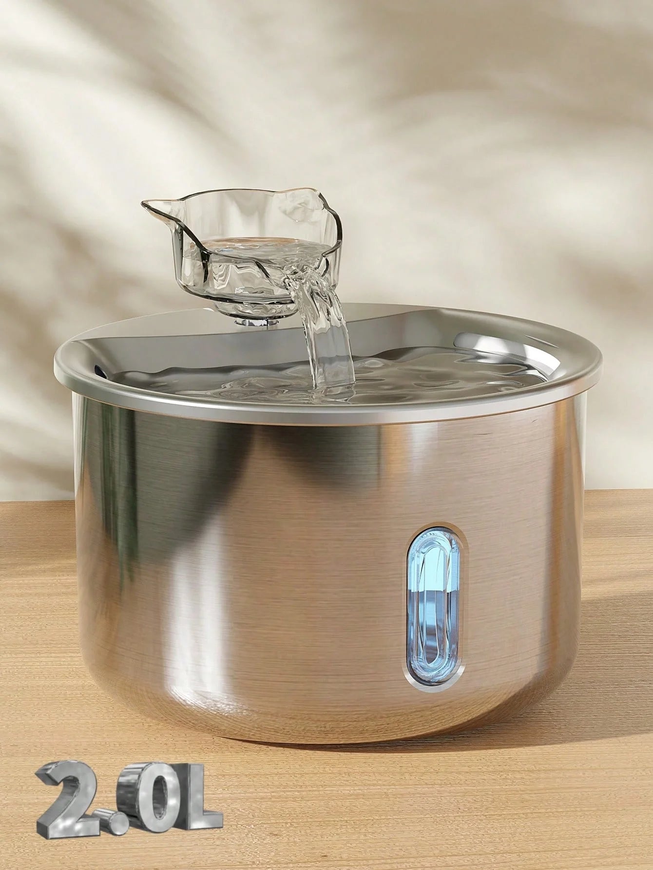 PurePaws™ | Stainless Steel Pet Water Fountain