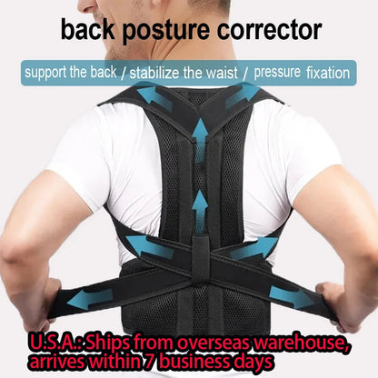 PosturePro™ | Adjustable Back & Shoulder Posture Corrector