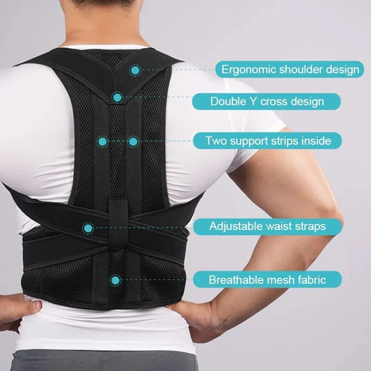 PosturePro™ | Adjustable Back & Shoulder Posture Corrector