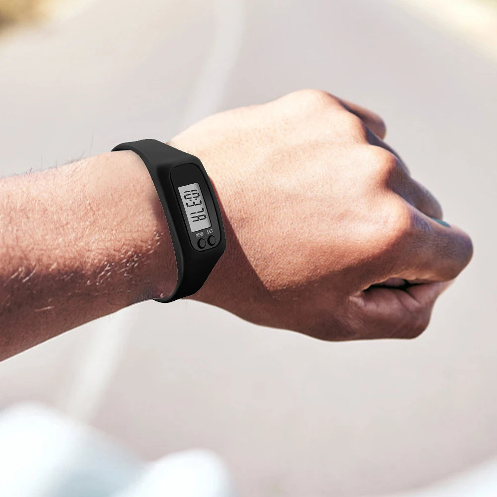 StepSync™ | LED Fitness Pedometer Bracelet