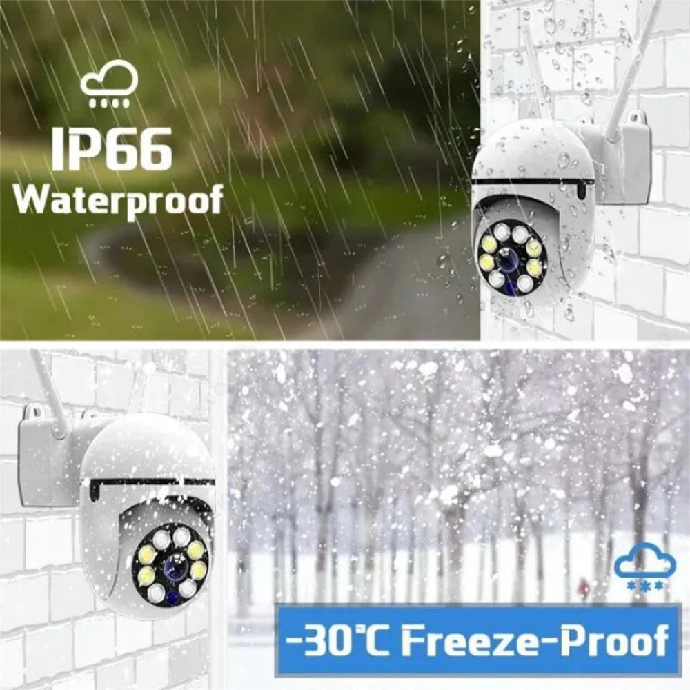 VisionGuard™ | 8MP Wi-Fi PTZ Smart Security Camera