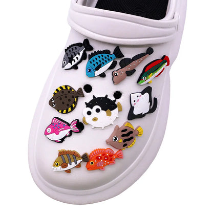 CharmFin™ | Fish-Shaped Shoe Charms & Clogs Pins