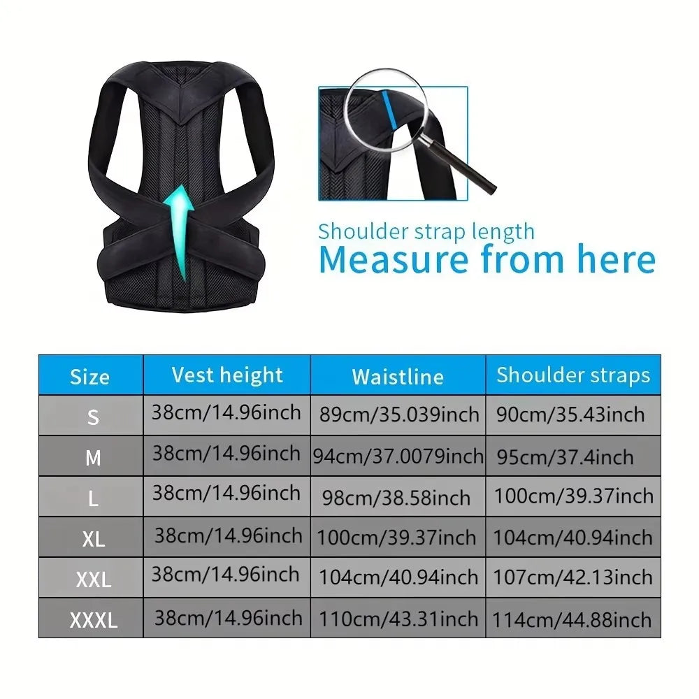PosturePro™ | Adjustable Back & Shoulder Posture Corrector