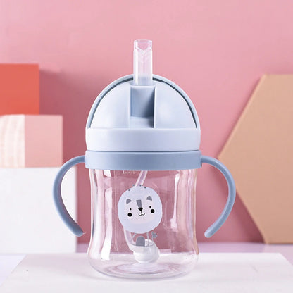 SipEase™ | Baby Training Drinking Cup with Straw (250ml)