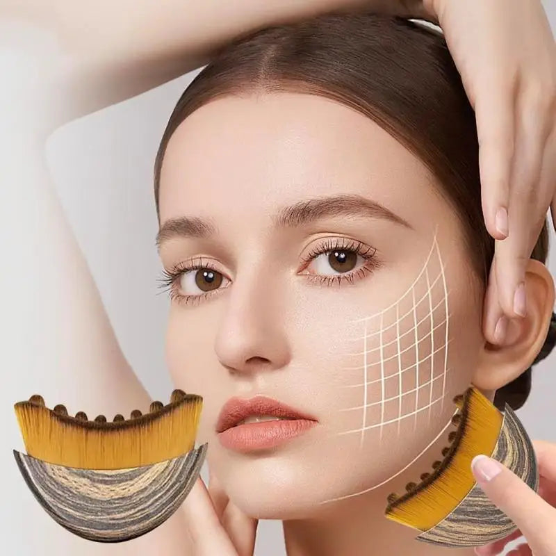 GlowSculpt™ | Facial Lymphatic Drainage Contour Brush