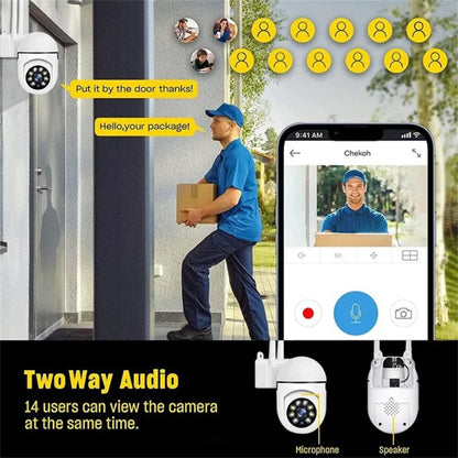 VisionGuard™ | 8MP Wi-Fi PTZ Smart Security Camera