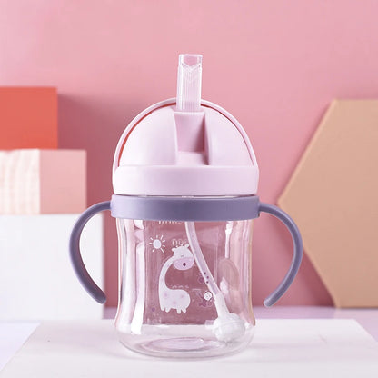 SipEase™ | Baby Training Drinking Cup with Straw (250ml)