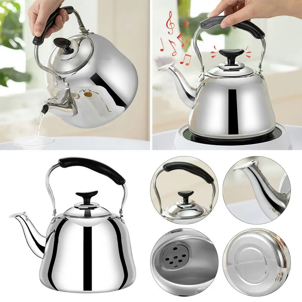 BrewMate™ | Stainless Steel Whistling Kettle
