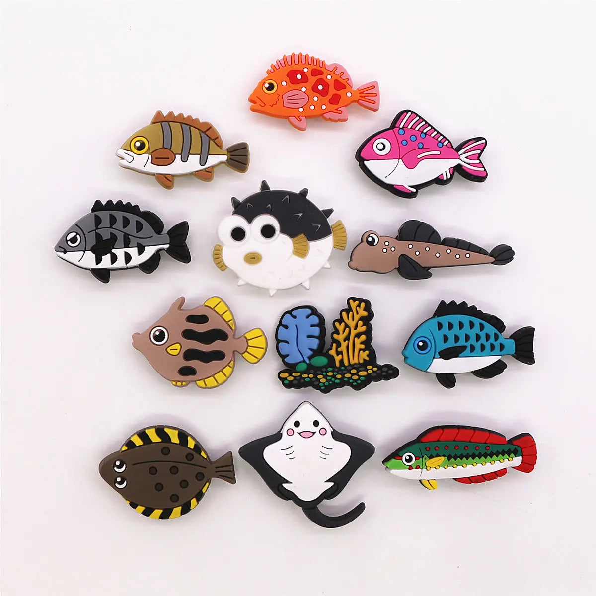 CharmFin™ | Fish-Shaped Shoe Charms & Clogs Pins