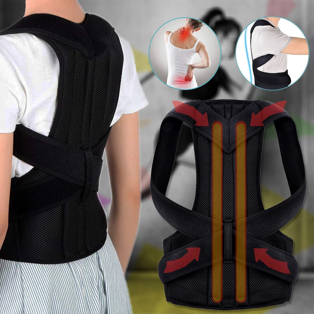 PosturePro™ | Adjustable Back & Shoulder Posture Corrector