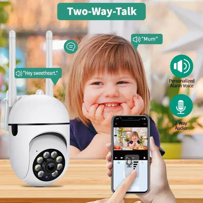 VisionGuard™ | 8MP Wi-Fi PTZ Smart Security Camera