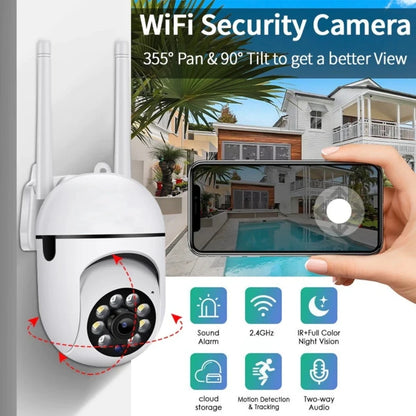 VisionGuard™ | 8MP Wi-Fi PTZ Smart Security Camera