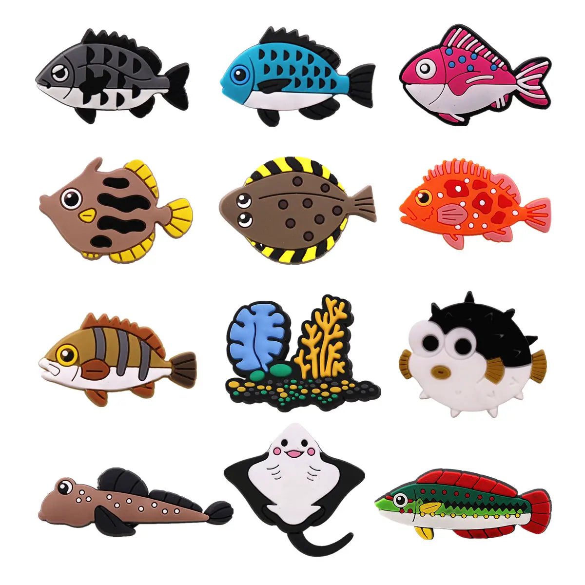 CharmFin™ | Fish-Shaped Shoe Charms & Clogs Pins