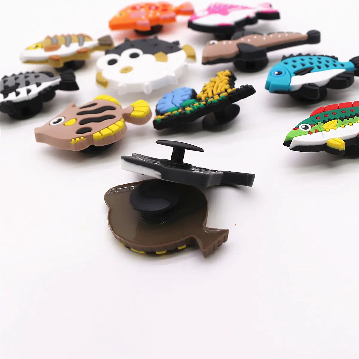 CharmFin™ | Fish-Shaped Shoe Charms & Clogs Pins