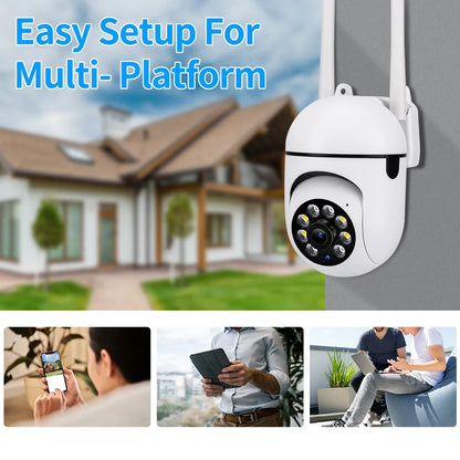 VisionGuard™ | 8MP Wi-Fi PTZ Smart Security Camera