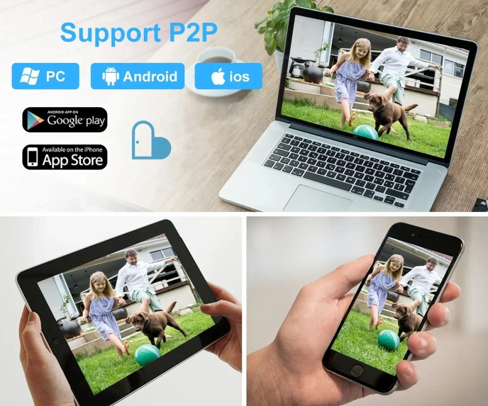 VisionGuard™ | 8MP Wi-Fi PTZ Smart Security Camera