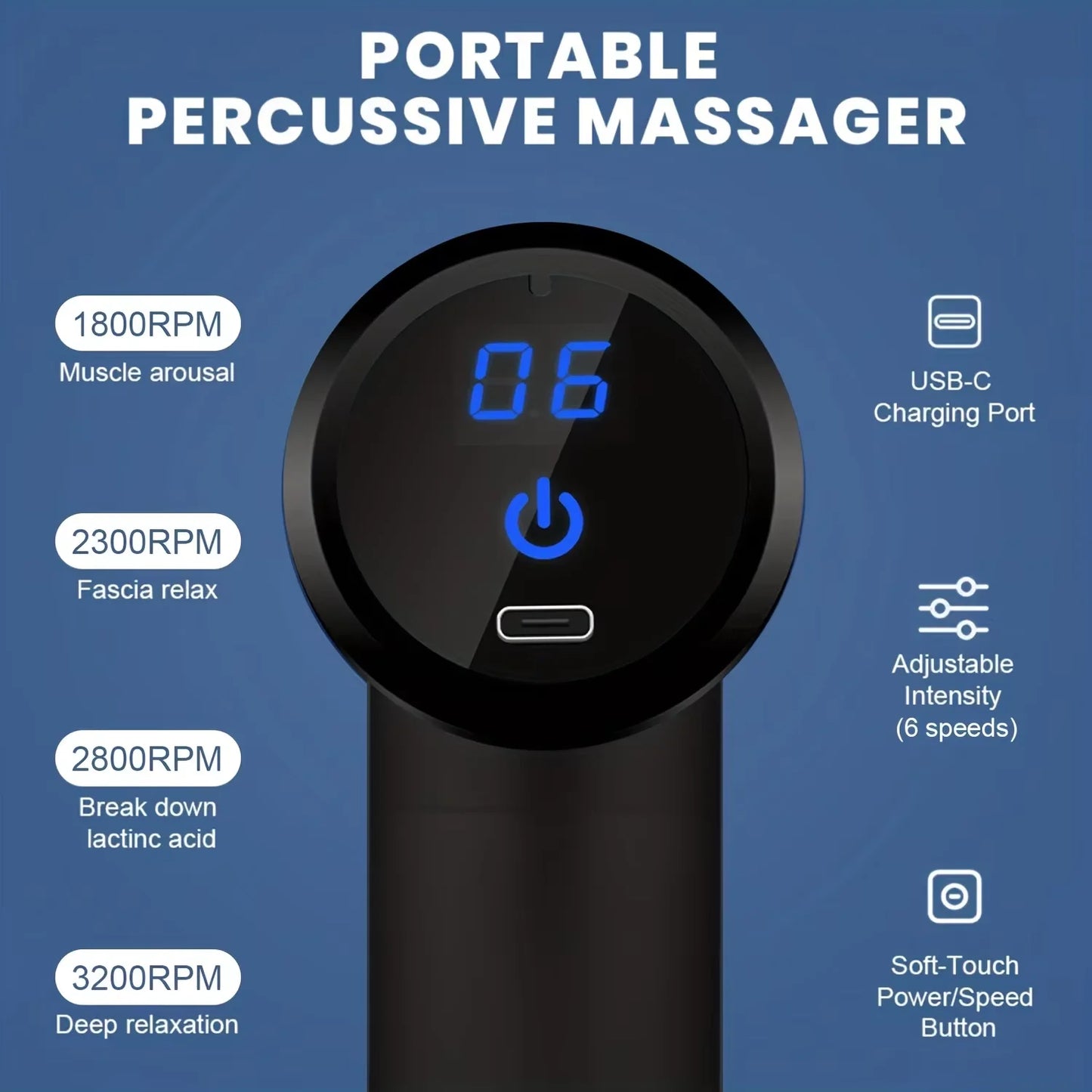 PulsePro™ | Portable Percussion Massage Gun