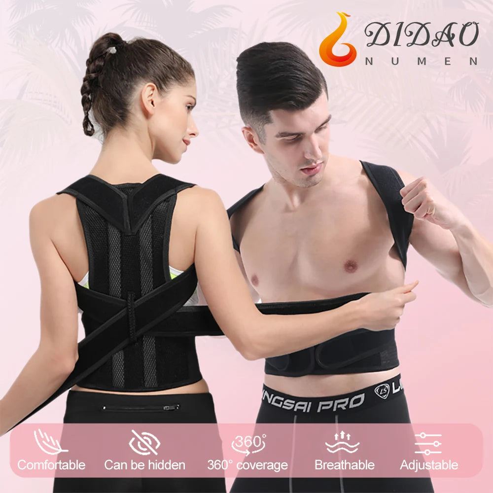 PosturePro™ | Adjustable Back & Shoulder Posture Corrector